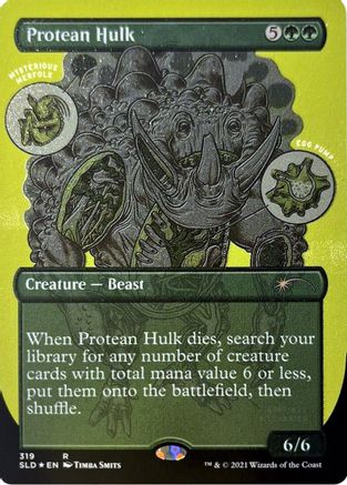 Image of Protean Hulk (Borderless Foil Etched) [Secret Lair Drop Series]
