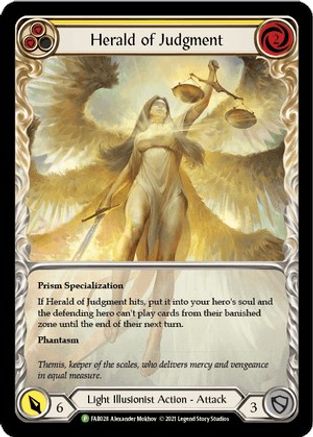 Image of Herald of Judgment [FAB028] (Promo)  Rainbow Foil