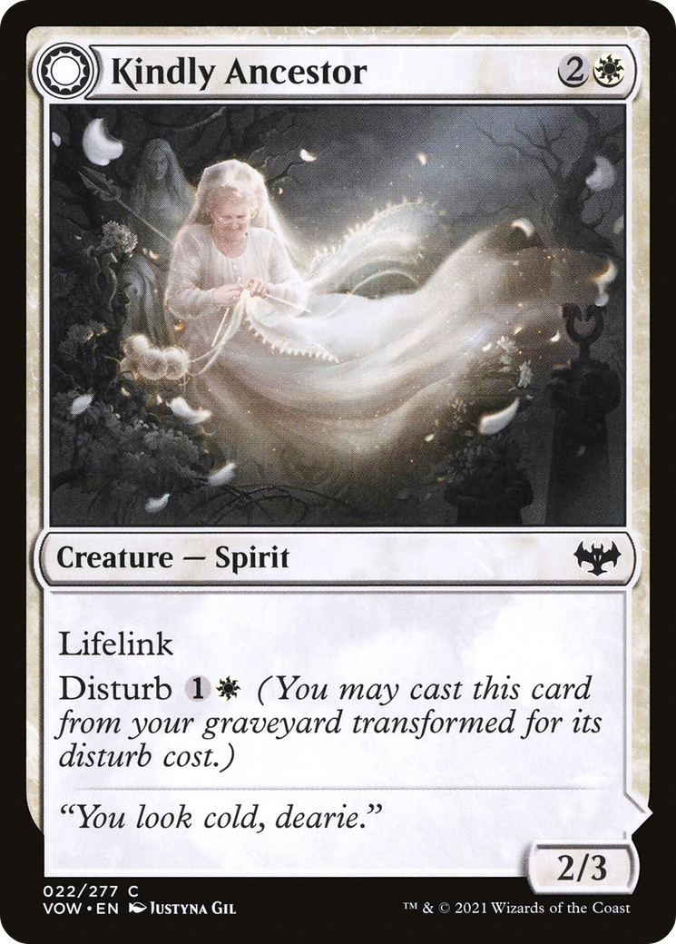 Image of Kindly Ancestor // Ancestor's Embrace [Innistrad: Crimson Vow]