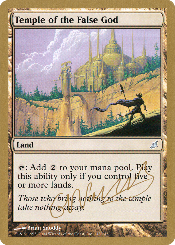 Image of Temple of the False God (Gabriel Nassif) [World Championship Decks 2004]