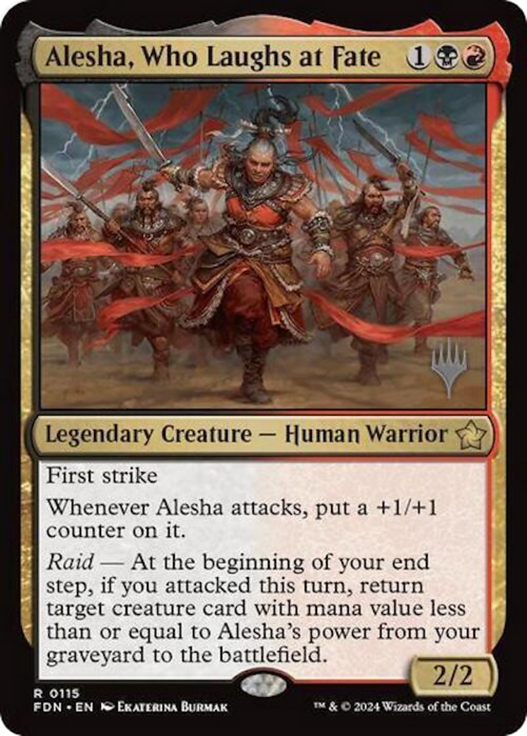 Image of Alesha, Who Laughs at Fate (Promo Pack) [Foundations Promos]