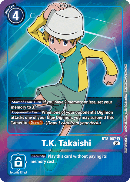 Image of T.K. Takaishi [BT8-087] (Alternative Art - Box Topper) [New Awakening]