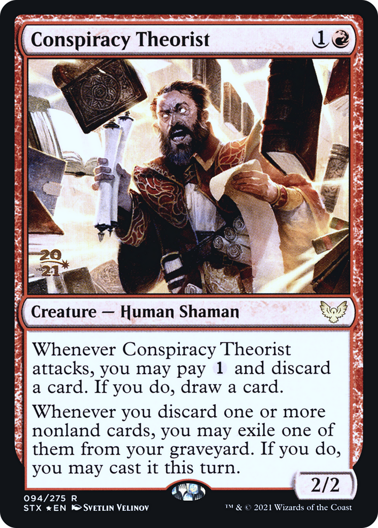 Image of Conspiracy Theorist [Strixhaven: School of Mages Prerelease Promos]