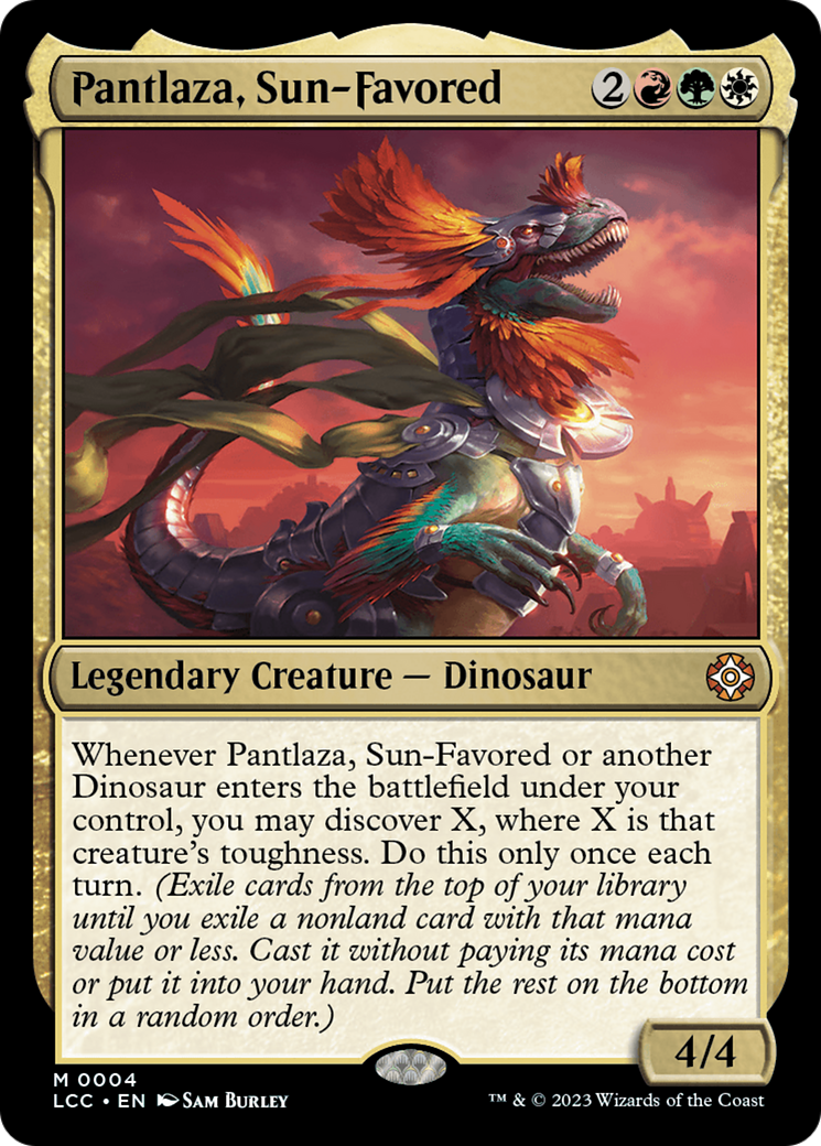 Image of Pantlaza, Sun-Favored [The Lost Caverns of Ixalan Commander]