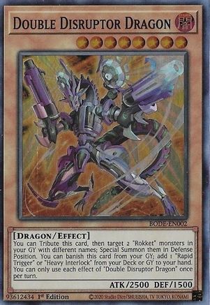 Image of Double Disrupter Dragon [BODE-EN002] Super Rare