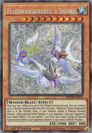Image of Floowandereeze & Snowl [BODE-EN012] Secret Rare