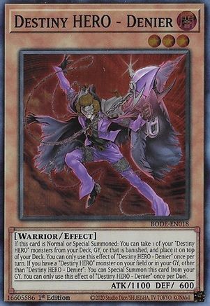 Image of Destiny HERO - Denier [BODE-EN018] Super Rare