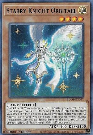 Image of Starry Knight Orbitael [BODE-EN027] Common