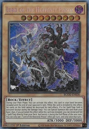 Image of Lord of the Heavenly Prison [BODE-EN030] Secret Rare
