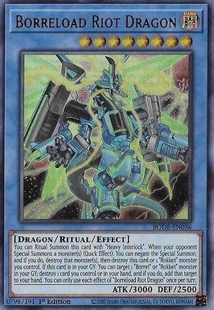Image of Borreload Riot Dragon [BODE-EN036] Ultra Rare