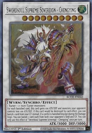 Image of Swordsoul Supreme Sovereign - Chengying [BODE-EN042] Ultra Rare