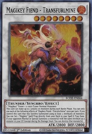 Image of Magikey Fiend - Transfurlmine [BODE-EN044] Super Rare