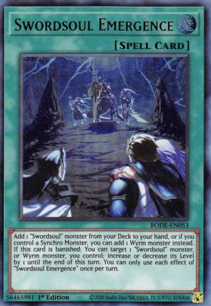 Image of Swordsoul Emergence [BODE-EN053] Ultra Rare