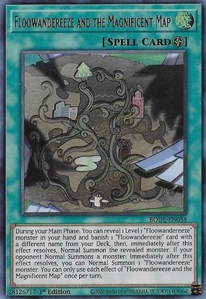 Image of Floowandereeze and the Magnificent Map [BODE-EN058] Ultra Rare