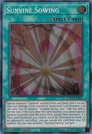 Image of Sunvine Sowing [BODE-EN065] Super Rare