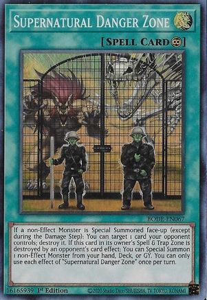 Image of Supernatural Danger Zone [BODE-EN067] Super Rare