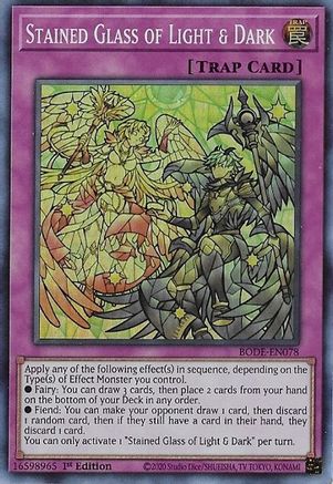 Image of Stained Glass of Light and Dark [BODE-EN078] Super Rare