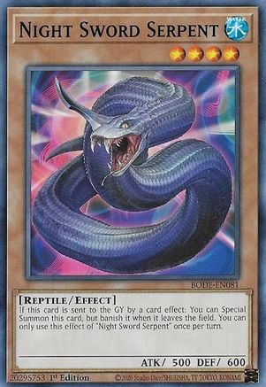 Image of Night Sword Serpent [BODE-EN081] Common