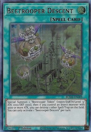 Image of Beetrooper Descent [BODE-EN089] Ultra Rare