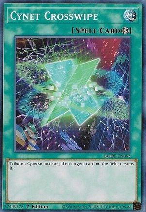 Image of Cynet Crosswipe [BODE-EN096] Common