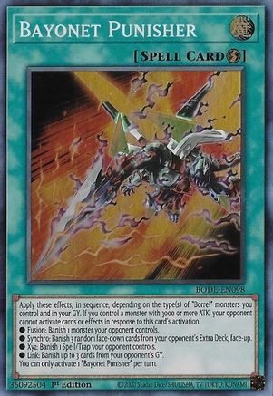 Image of Bayonet Punisher [BODE-EN098] Super Rare