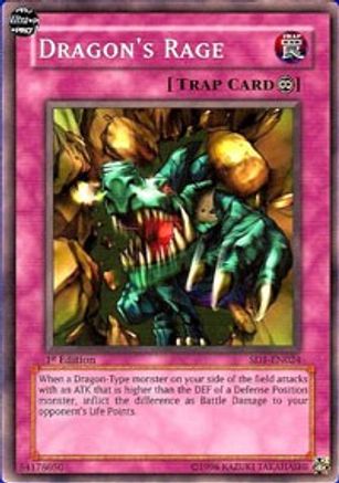 Image of Dragon's Rage [SD1-EN024] Common