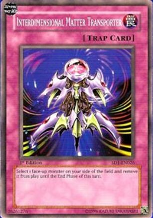 Image of Interdimensional Matter Transporter [SD1-EN026] Common