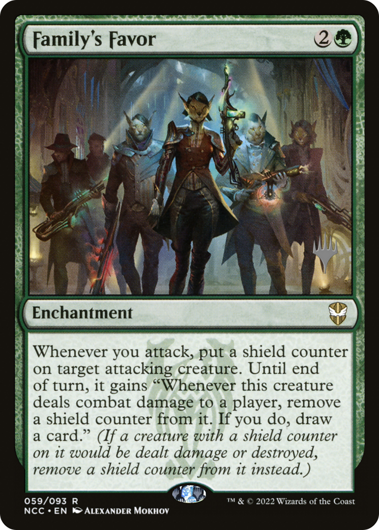 Image of Family's Favor (Promo Pack) [Streets of New Capenna Commander Promos]