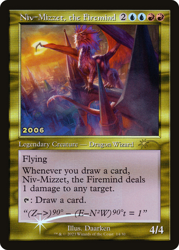 Image of Niv-Mizzet, the Firemind [30th Anniversary Promos]