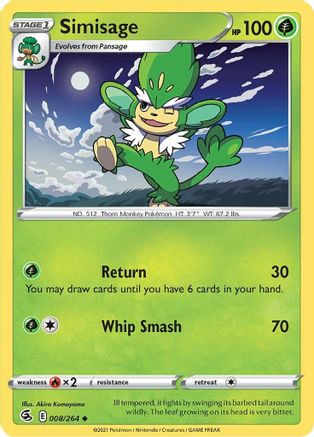 Image of Simisage (008/264) [Sword & Shield: Fusion Strike]