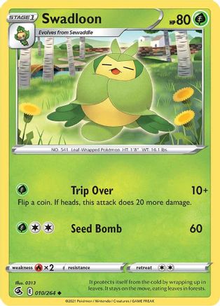 Image of Swadloon (010/264) [Sword & Shield: Fusion Strike]