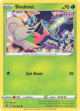 Image of Shelmet (013/264) [Sword & Shield: Fusion Strike]