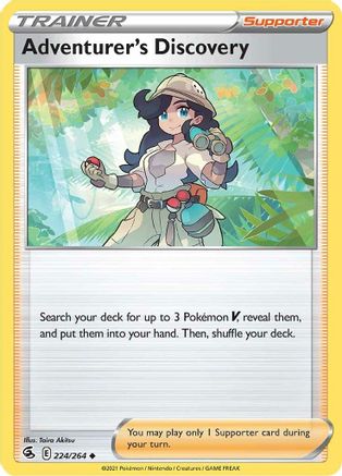 Image of Adventurer's Discovery (224/264) [Sword & Shield: Fusion Strike]