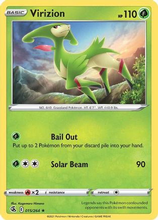 Image of Virizion (015/264) [Sword & Shield: Fusion Strike]