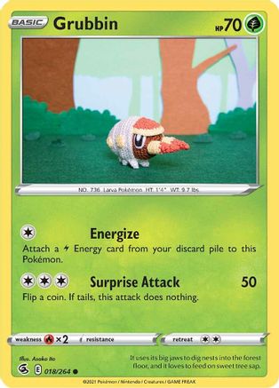 Image of Grubbin (018/264) [Sword & Shield: Fusion Strike]