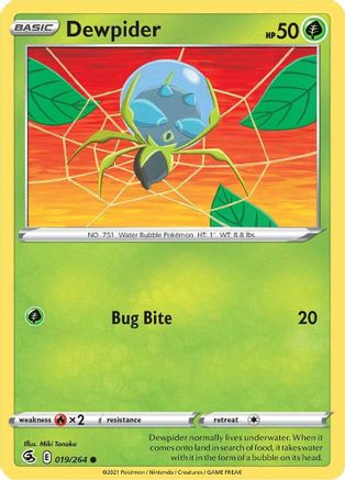 Image of Dewpider (019/264) [Sword & Shield: Fusion Strike]
