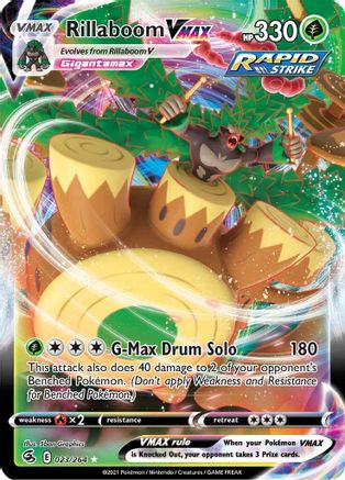 Image of Rillaboom VMAX (023/264) [Sword & Shield: Fusion Strike]