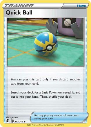 Image of Quick Ball (237/264) [Sword & Shield: Fusion Strike]