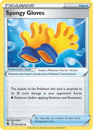 Image of Spongy Gloves (243/264) [Sword & Shield: Fusion Strike]