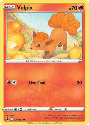 Image of Vulpix (028/264) [Sword & Shield: Fusion Strike]