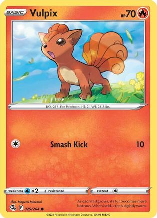 Image of Vulpix (029/264) [Sword & Shield: Fusion Strike]