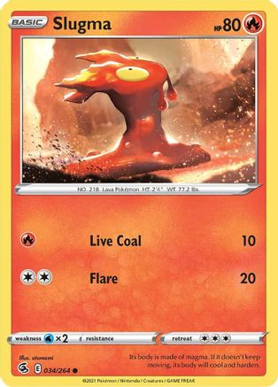 Image of Slugma (034/264) [Sword & Shield: Fusion Strike]