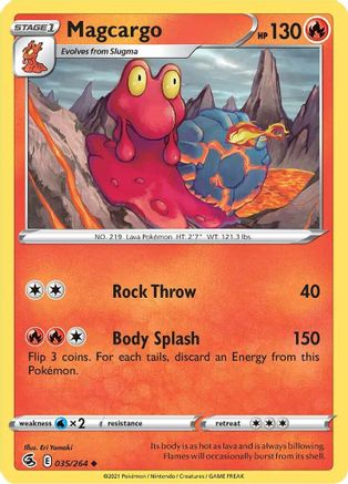 Image of Magcargo (035/264) [Sword & Shield: Fusion Strike]