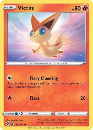 Image of Victini (036/264) [Sword & Shield: Fusion Strike]