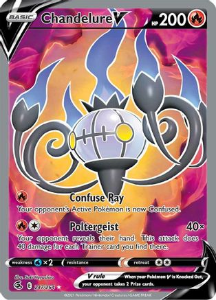 Image of Chandelure V (247/264) [Sword & Shield: Fusion Strike]