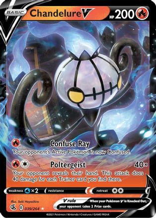 Image of Chandelure V (039/264) [Sword & Shield: Fusion Strike]