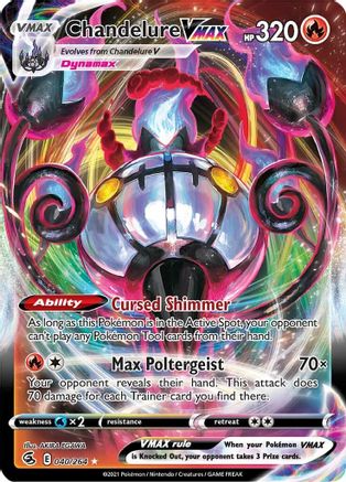Image of Chandelure VMAX (040/264) [Sword & Shield: Fusion Strike]
