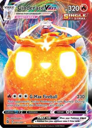 Image of Cinderace VMAX (045/264) [Sword & Shield: Fusion Strike]