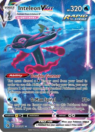 Image of Inteleon VMAX (266/264) [Sword & Shield: Fusion Strike]