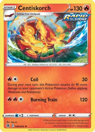 Image of Centiskorch (048/264) [Sword & Shield: Fusion Strike]